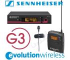 森海塞尔 Sennheiser EW122 G3 领夹无线话筒/心形 套装