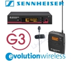 森海塞尔 Sennheiser EW122 G3 领夹无线话筒/心形 套装