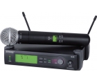  SHURE 舒尔 SLX24/SM86 手持单咪双接收