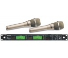  SHURE 舒尔 UR24D/KSM9/SL  双手持双咪双接收无线话筒
